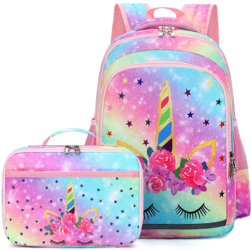 Wholesale Waterproof Cartoon Unicorn School Bag for Boys and Girls