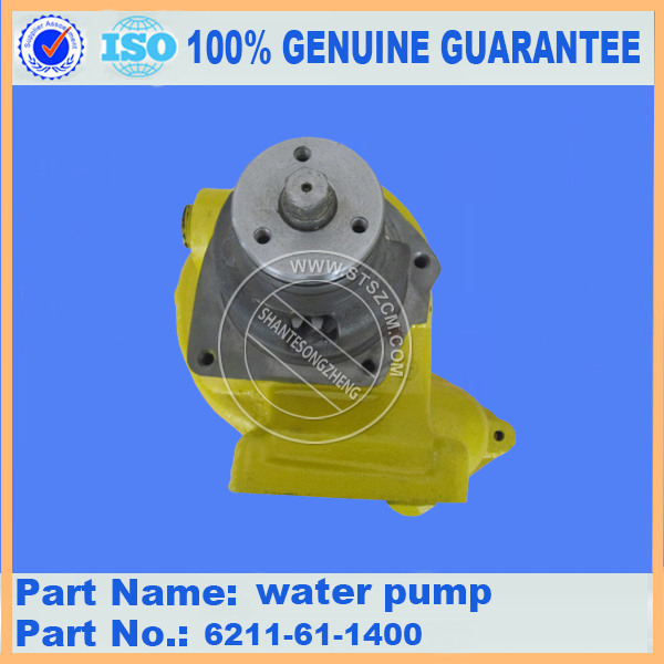 WATER PUMP ASS'Y 6211-61-1400 FOR KOMATSU ENGINE S6D140-1X