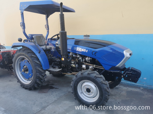 Taihong Tractor Machine 50HP 4x4 with Backhoe and Front Loader