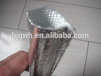 Aluminum Foil Coated Fiberglass Sleeve Heat Reflect Type - Velcro