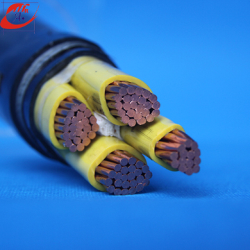 Copper Conductor 4 Core PVC Electric Cable