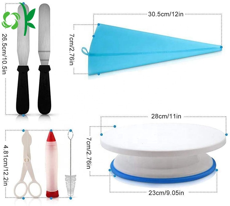 Silicone Multi Function Cake Decorating Tools Kits