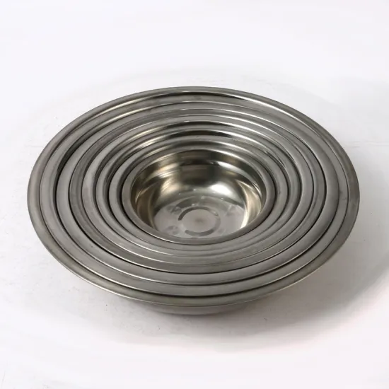 Fruit Vegetable Bowl Stainless Steel Food Bowl for Baking Egg Mixing
