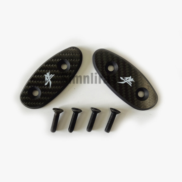 Minfl Block Off Plate Fiber de carbono para motocicleta Hayabusa 99-20