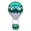 hot air balloon green