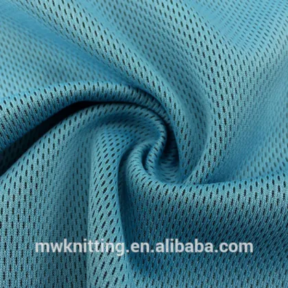 Dri Fit brushed tricot mesh fabric for custom sweat suit