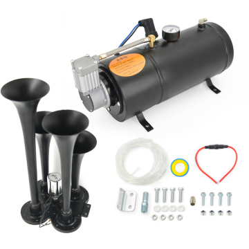 Super Loud Truck Air Horn Kit with 150 PSI Compressor