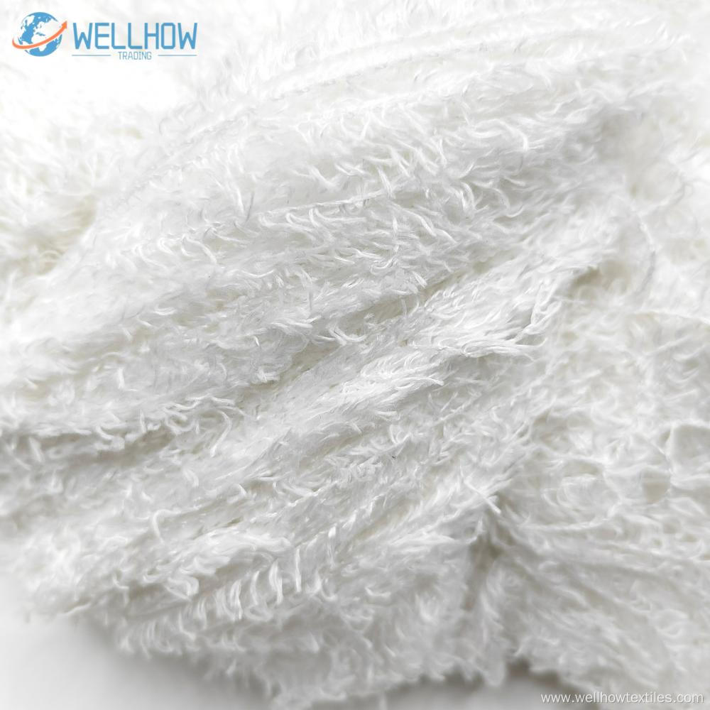 POPULAR 1/9.5NM 100%POLYESTER HALF VELVET YARN