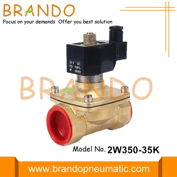 1-1/4'' Normally Open Brass Water Solenoid Valve 24VDC
