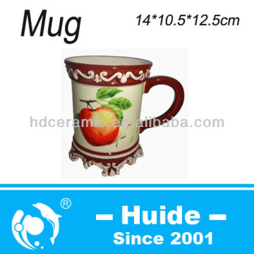 apple ceramic mug ceramic mug with apple design