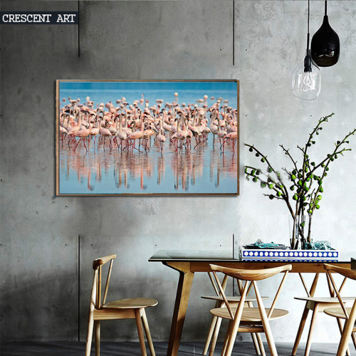 A Herd of Red-Crowned Cranes Canvas Print