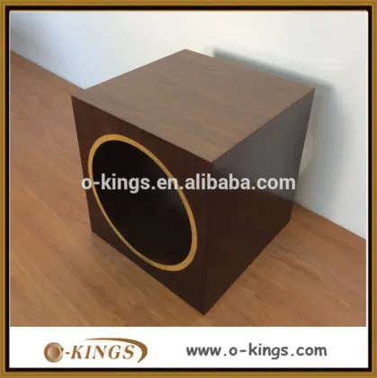 Modern design wooden bedside table for hotel room