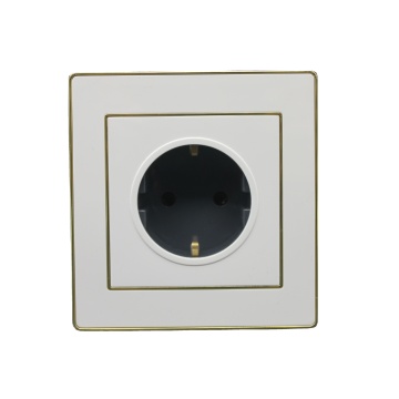 EU Standard 16A Electrical Plate with Power Plug and USB Ports