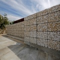 Caixa de gabion para serviços pesados para aplicações de parede