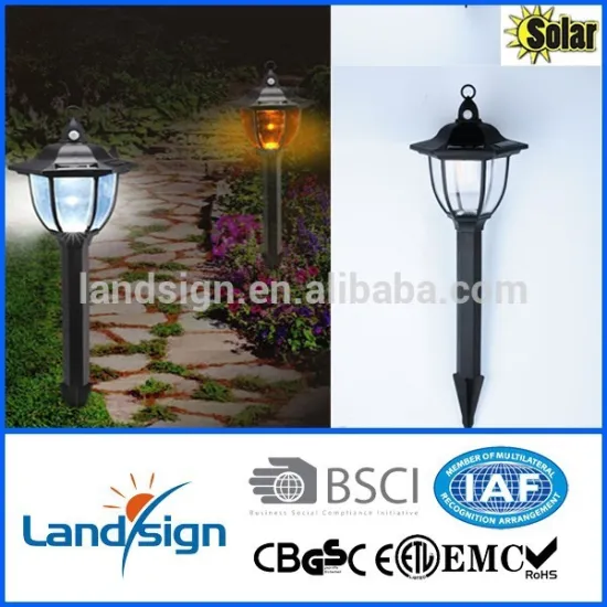 Cixi Landsign solar garden lights XLTD-249D led solar motion sensor light