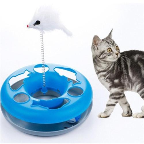 4 Colors New Spring Cat Toy