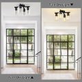 Semi Flush Mount Glass Shade Ceiling Light