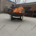 Corten Fire Bowl Outdoor Corten Stahl Feuerstelle