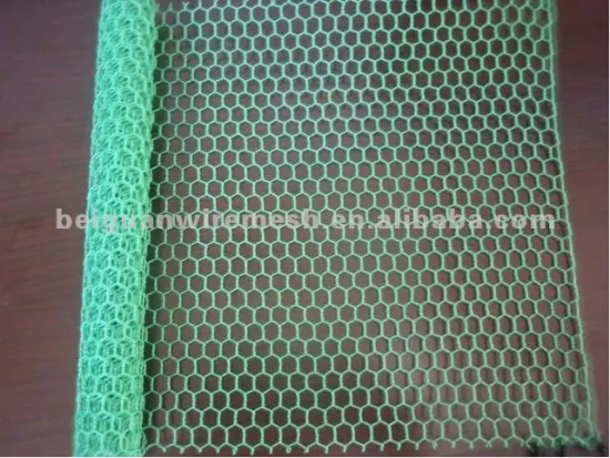 (Anping Factory) PVC Coated Hex Wire Mesh/ Hex Wire Net