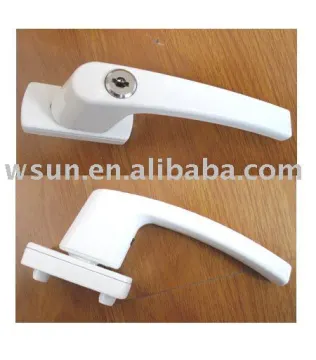 German chain lock handle zinc base