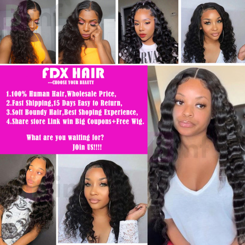 Loose Deep Wave 13x4 Lace Front Human Hair Wig Brazilian Glueless Wigs For Women 13x6 HD Human Hair Lace Frontal Wig Pre Plucked