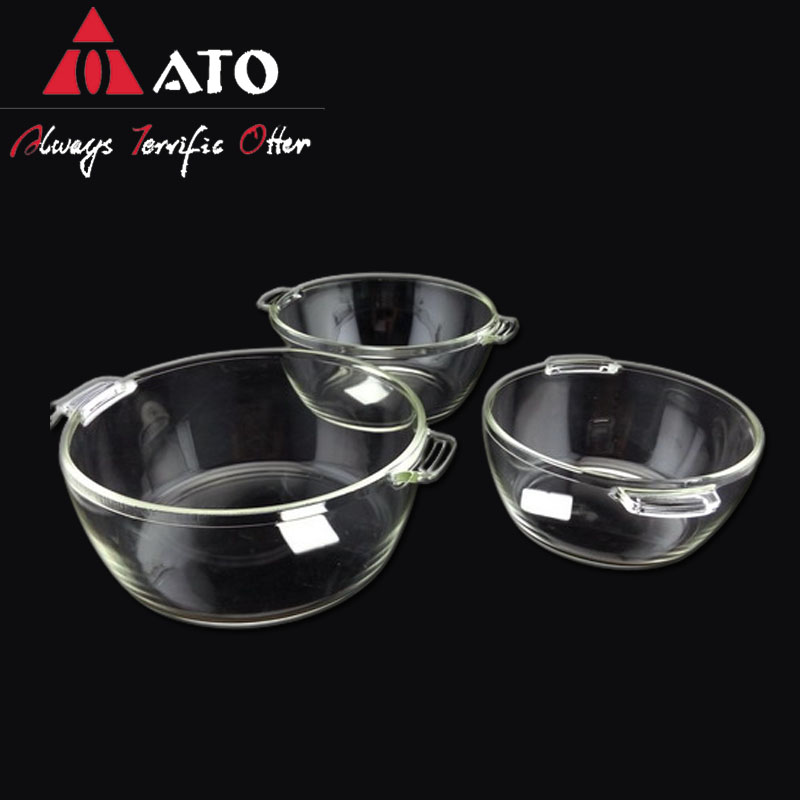 ATO Borosilicate Glass Set Salad Bowl Glassware