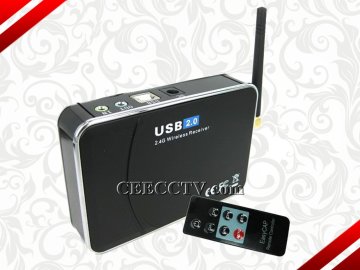 Stylish Black 4 Channels Usb2.0 Wireless Video Transmitter Cee-wvt02