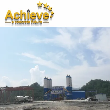 SICOMA HZS120 Concrete Batching Plant Mixer