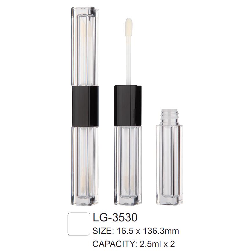 Kemasan Lip Gloss Kepala Ganda Kosong Kotak LG-3530