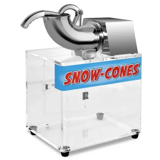 200W Stainless Steel Ice Crusher: Home Use Snow Cone Machine