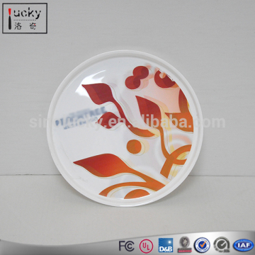 Acrylic Round Shape Disc Fruit Bowl Food Plate