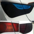 Glitter diamond car headlight vinyl