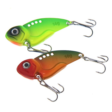 VIB Hard Metal Blade Lures for Bass Fishing - 5g, 7g, 10g, 14g Sinking Vibration Baits