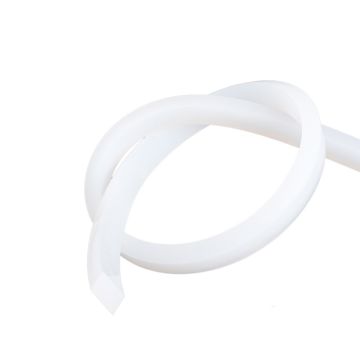 anti-slip square gasket white silicone solid strip