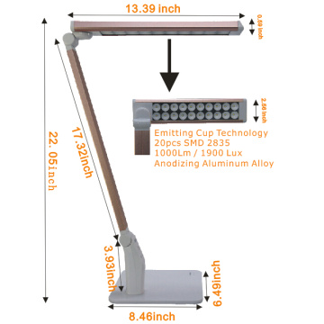 2000 lux desk lamp table lamp working lamp