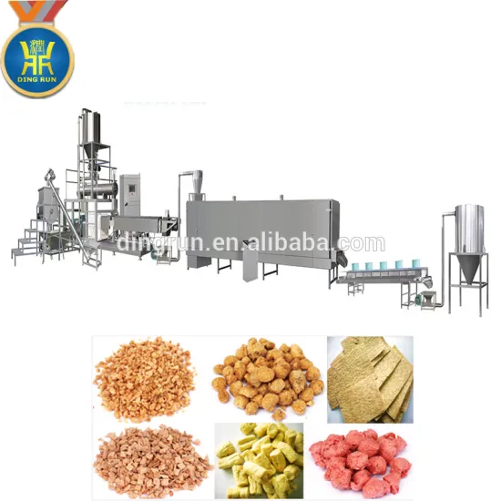textured soy protein making machinery