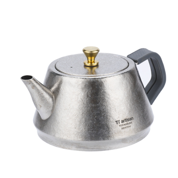 Titanium Mini Kettle 300ml with Filter - Camping Tea & Coffee Maker