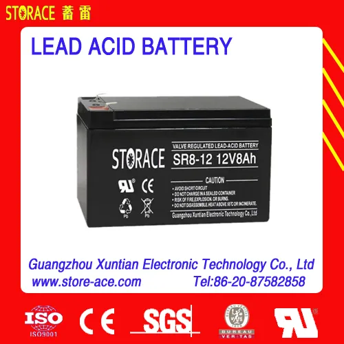 12v 8ah Lead Battery with certificate