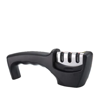 3-Stage Tungsten Steel Manual Knife Sharpener: Precision Sharpening Tool for Kitchen Knives