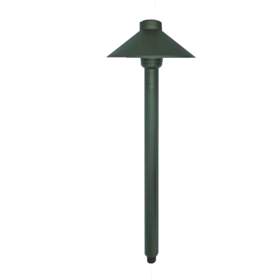 Solid brass low voltage led architectural landscape path light