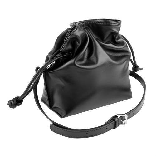 Bolsa de cordeiro de couro de couro chic crossbody