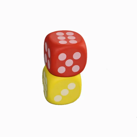 Custom Printed EVA Colorful Foam Dice for Exercise and Education