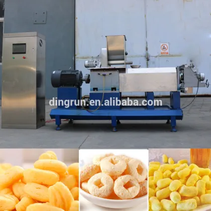 frying puffed food making machine cheetos snack food machinery