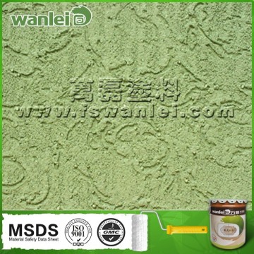 Affordable, three-dimensional texture matt finish interior paint