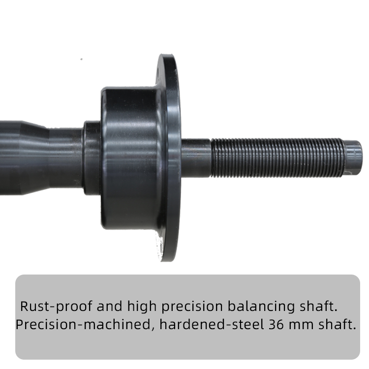 wheel balancer shaft