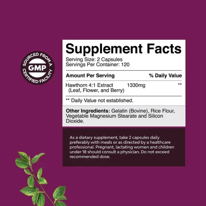 Hawthorn Berry Complex Capsules Heart Health