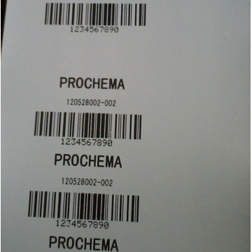 Cartellino fustellato resistente alle alte temperature