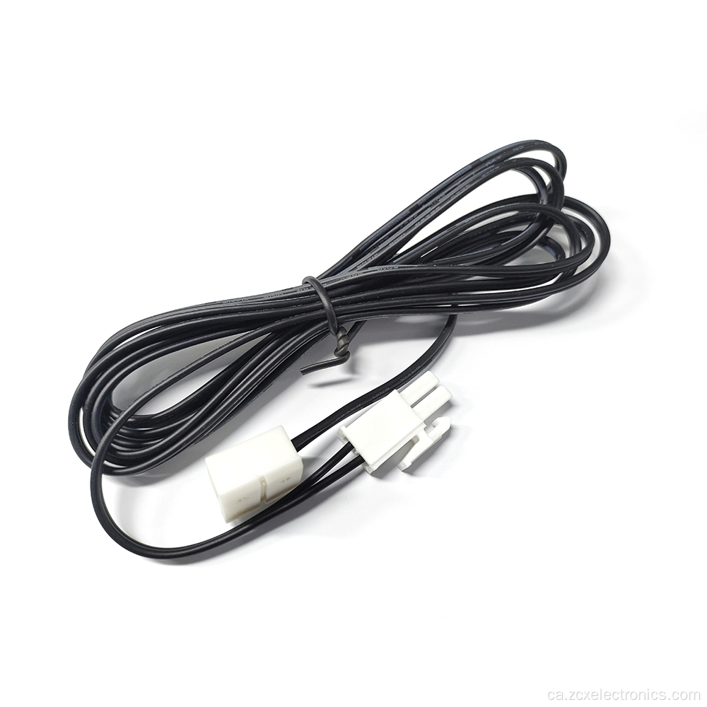 2000mm LED capçal de capçal masculí Puncches Cable Extensió Terminal