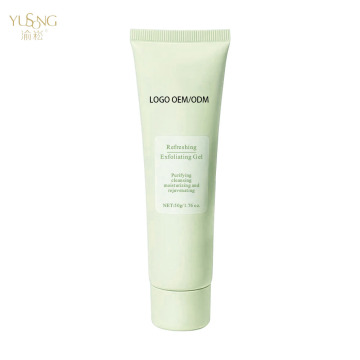 Cleanser facial de gel exfoliante de té verde para una limpieza profunda