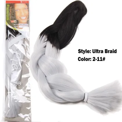 Wholesale Custom Fashion Luxury Synthetic Hair synthetic yaki braiding hair